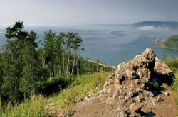  The view on Bailkal Lake from The Stone of Chersky