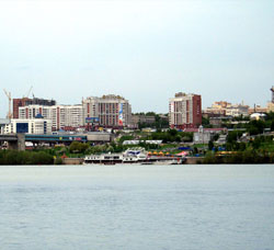 Novosibirsk. River view.