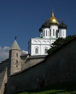 The first temple built during the Princess Olga