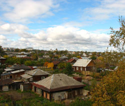 Tyumen is a capital of villages (Old part of the city)